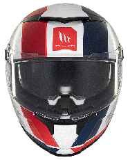 Helmet MT THUNDER 4 SV TREADS C7 GLOSS WHITE/BLUE/RED