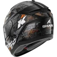 Каска SHARK RIDILL 2 MOLOKAI GLOSS BLACK/GRAY/ORANGE