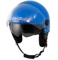 A-PRO TRAFFIC BLUE SCOOTER HELMET