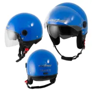 A-PRO TRAFFIC BLUE SCOOTER HELMET