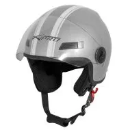 FEVER SILVER scooter helmet