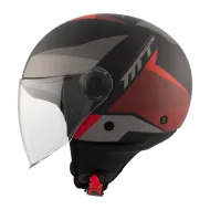 SCOOTER HELMET MT STREET POKE B5 MATT RED