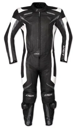 MOTOCICLETA PIELE TEAM A-PRO RUNNER BLACK 2BUC