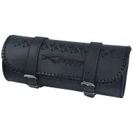 Δερμάτινη τσάντα μοτοσυκλέτας A-PRO PIPES-BLACK