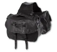 Șa motociclete din piele A-PRO CHOPPER BLACK