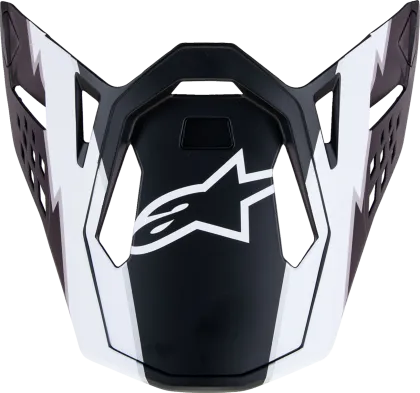 Козирка за мотокрос каска ALPINESTARS Supertech M10 BLACK/WHT
