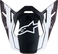 ALPINESTARS Supertech M10 BLACK/WHT motocross helmet visor