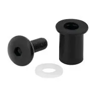 Комплект болтове за слюда 10 бр Black