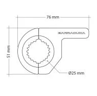 THE TUBOLAR SUPPLEMENTARY LIGHT BRACKET SET
