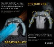 Summer jacket TRILOBITE 2093 All ride summer Tech-Air