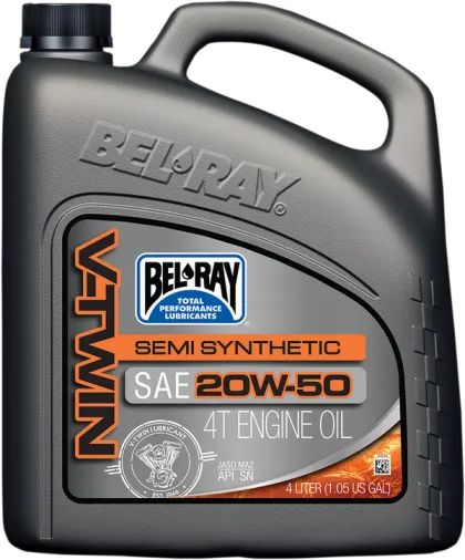 Λάδι BEL-RAY V-Twin Semi-Synthetic 4T 20W-50 4L
