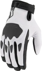 Мото ръкавици ICON HOOLIGAN CE - WHITE