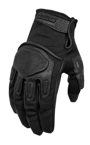 Motorcycle Gloves ICON Punchup Black