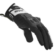 Moto gloves SPIDI FLASH-R EVO BLACK/WHITE