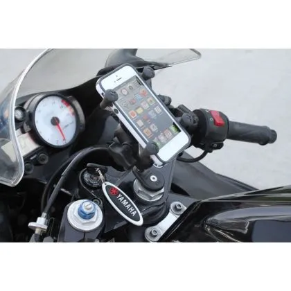 RAM-MOUNTS RAM-B-176-A-UN7 Motorcycle Phone Mount with Motorcycle Fork Base, Size B