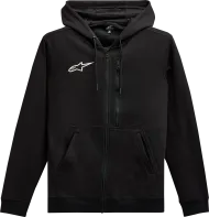 Motorcycle sweatshirt ALPINESTARS HOODIE ASYM BLACK