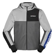 Мото суитшърт SPIDI HOODIE NET GRAY/BLUE