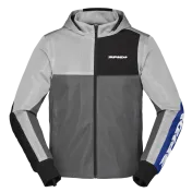 Мото суитшърт SPIDI HOODIE NET GRAY/BLUE