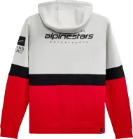 Motorcycle sweatshirt ALPINESTARS Position Zip Hoodie WHITE/RED/BLACK