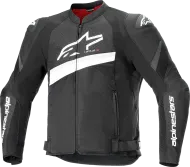 Motorcycle jacket ALPINESTARS T-GP R V4 Airflow BLACK/WHITE