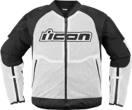ICON Overlord3 Mesh™ WHITE Moto Jacket