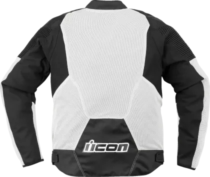 Jachetă moto albă ICON Overlord3 Mesh™