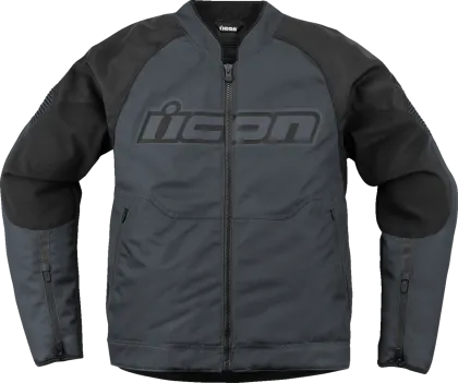 Geacă de motocicletă ICON Overlord3™ CE NEGRU/GRI
