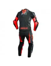 Motorcycle jacket SECA SRS II FLUO RED/CAMO