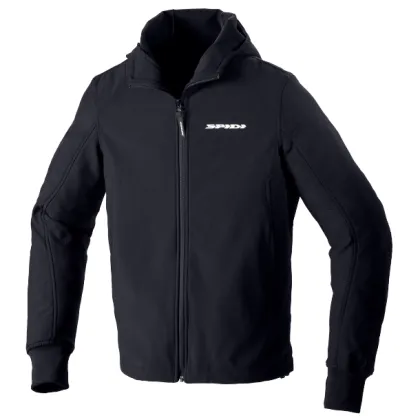 Moto Jacket SPIDI HOODIE ARMOR EVO BLACK