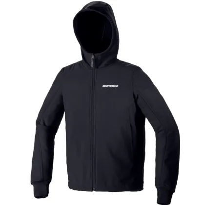 Moto Jacket SPIDI HOODIE ARMOR EVO BLACK