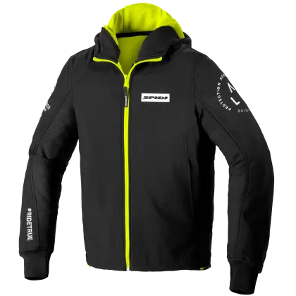 Moto Jacket SPIDI HOODIE ARMOR EVO FLUO