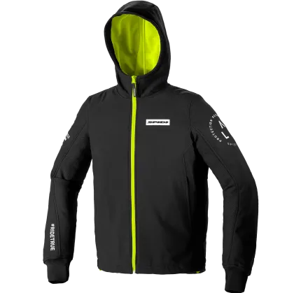Moto Jacket SPIDI HOODIE ARMOR EVO FLUO