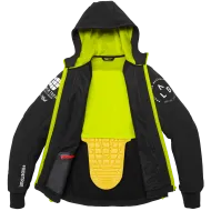 Moto Jacket SPIDI HOODIE ARMOR EVO FLUO