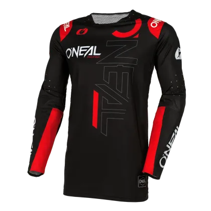 Motocross shirt O'NEAL PRODIGY FIVE THREE BLACK/WHITE V.24