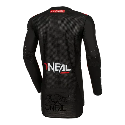 Motocross shirt O'NEAL PRODIGY FIVE THREE BLACK/WHITE V.24