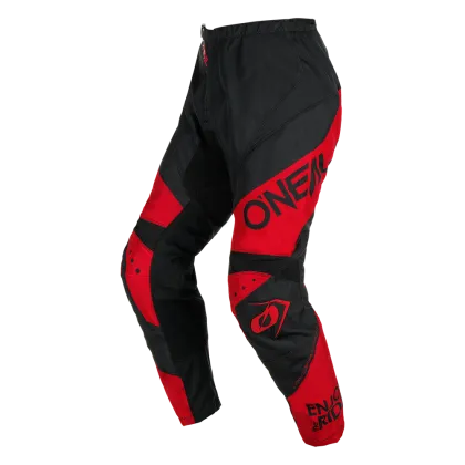 Motocross breeches O'NEAL ELEMENT RACEWEAR BLACK/RED V.24