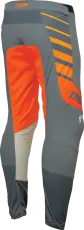 Motocross Breeches THOR PRIME ANALOG GRAY/ORANGE