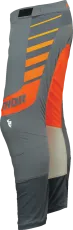Motocross Breeches THOR PRIME ANALOG GRAY/ORANGE