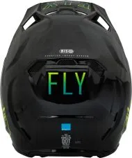 Motocross Helmet FLY RACING Formula CC Centrum - Black/Hi-Vis