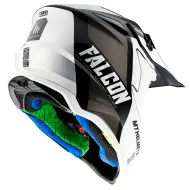 Motocross helmet MT FALCON WARRIOR-WHITE
