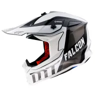 Motocross helmet MT FALCON WARRIOR-WHITE
