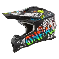Κράνος Motocross O'NEAL 2SERIES RANCID ΜΑΥΡΟ/ΛΕΥΚΟ