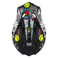 Casca Motocross O'NEAL 2SERIES RANCID NEGRU/ALB