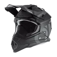 Motocross helmet O'NEAL 2SERIES SLICK V.23 BLACK/GRAY