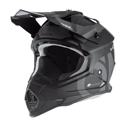 Motocross helmet O'NEAL 2SERIES SLICK V.23 BLACK/GRAY
