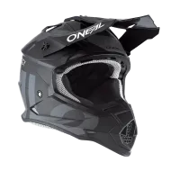 Motocross helmet O'NEAL 2SERIES SLICK V.23 BLACK/GRAY