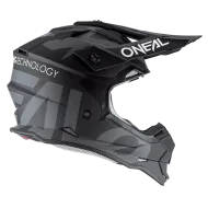Motocross helmet O'NEAL 2SERIES SLICK V.23 BLACK/GRAY