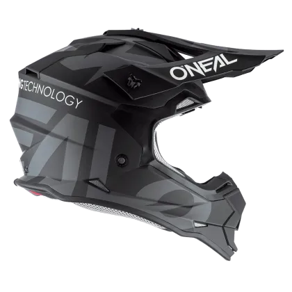 Motocross helmet O'NEAL 2SERIES SLICK V.23 BLACK/GRAY