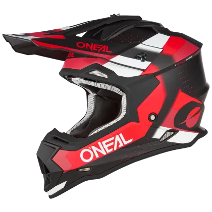 Casca Motocross O'NEAL 2SERIES SPYDE V.23 NEGRU/ROSU/ALB