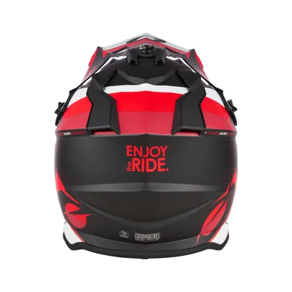 Casca Motocross O'NEAL 2SERIES SPYDE V.23 NEGRU/ROSU/ALB